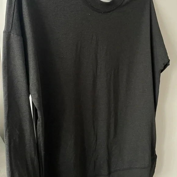 Bench Charcoal Ribbed Collar Top - Picture 4 of 4